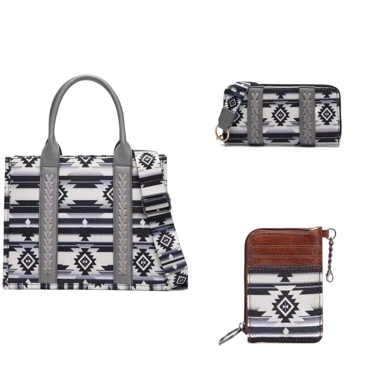 

PG851 Big Tote Small Punch Min Punch Three Set Shopping Bag