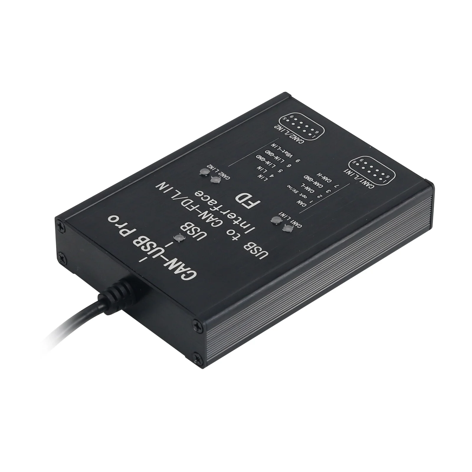 Фото Адаптер Hamgeek PCAN-USB Pro PCAN FD PRO, 8 Мбит/с, 12 Мбит/с, USB к CAN-адаптеру, 2 канала, CAN FD, совместим с смартфоном для пика №2