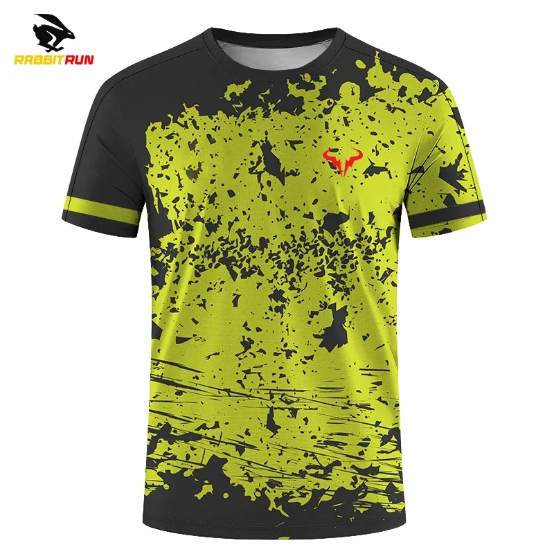 Badminton and Tennis Series 3D Printed Men's and Women's Outdoor Extreme Sports Short Sleeved Round Neck T-shirt with Fashionabl