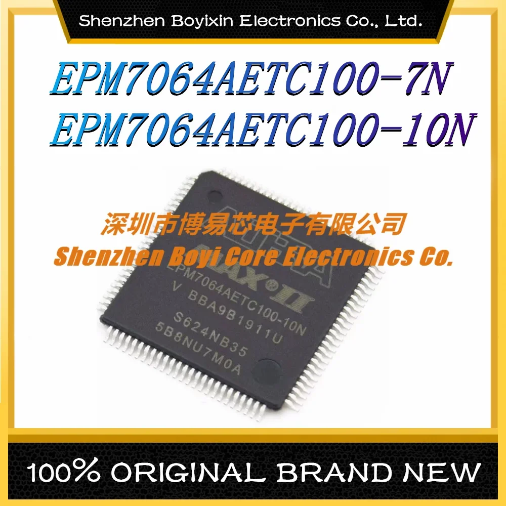EPM7064AETC100-7N EPM7064AETC100-10N Package: TQFP-100 Brand New Original Genuine Programmable Logic Device (CPLD/FPGA) IC Chip ep3c5e144c8n ep3c5e144i7n ep3c5e144c7n ep3c5e144a7n package tqfp 144 programmable logic device cpld fpga ic chip