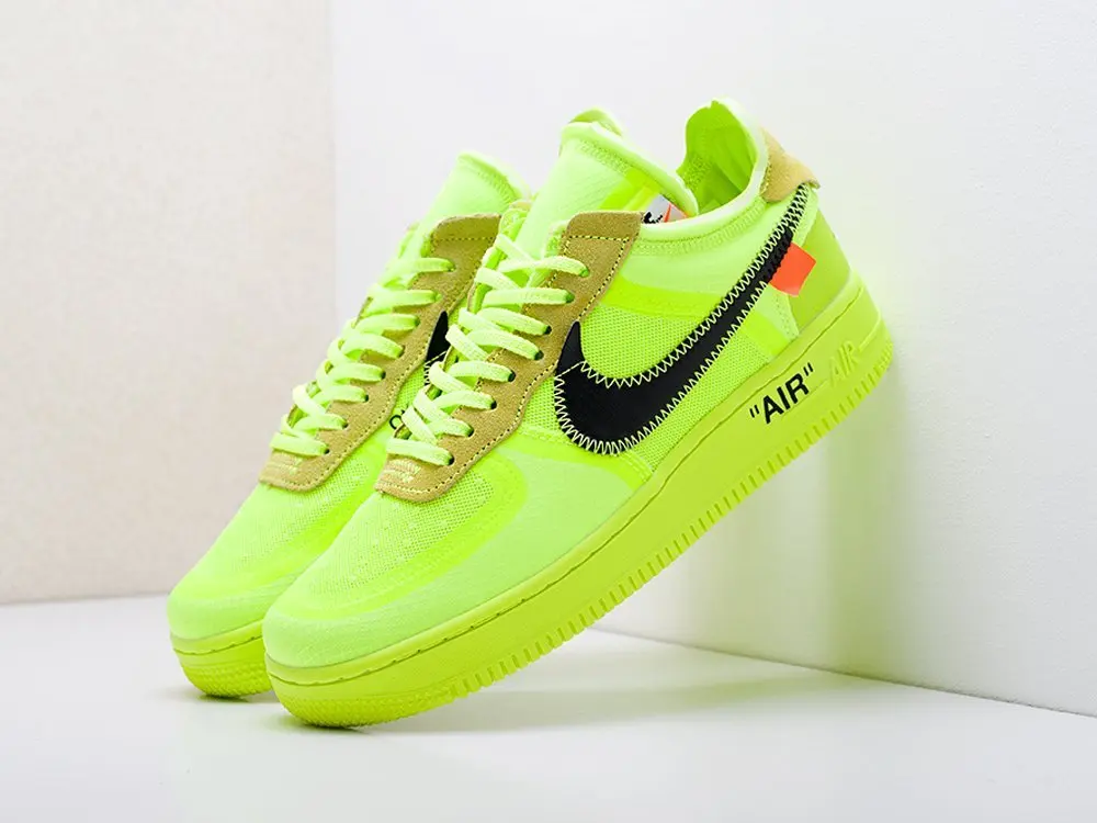 nike off white air force green