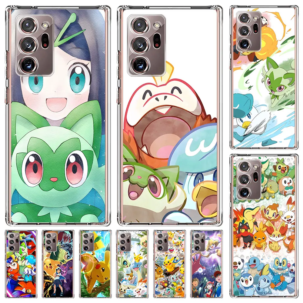 Pokemon Horizons The Series Shell Per Samsung Galaxy Note 20 Ultra 5G 10 Plus 8 9 10 Lite Custodia In Tpu Cover Morbida Trasparente