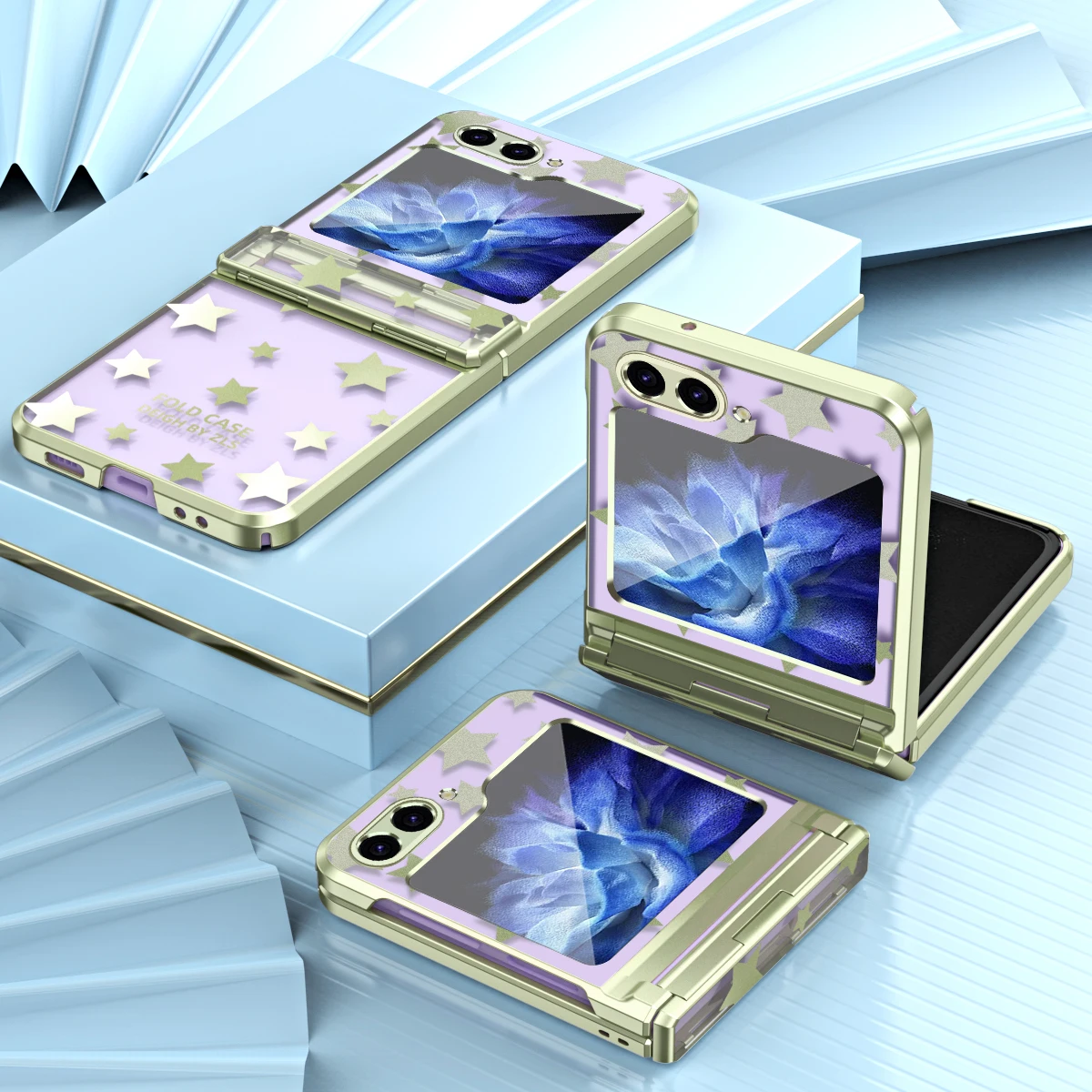 Frosted Hard Pc Phone Case For Samsung Galaxy Z Fold 6 With Ring_voghion.com