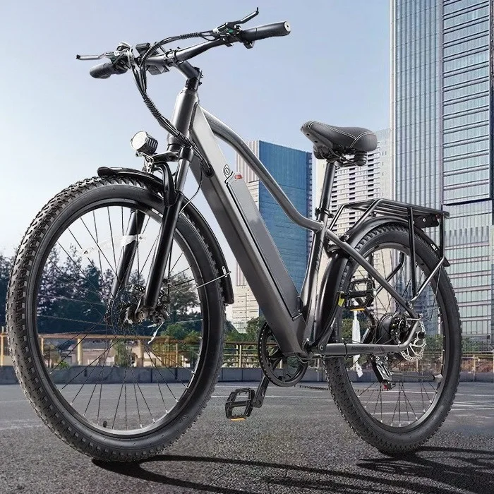 Overseas warehouse one piece delivery mountain electric power bicycle mechanical disc brake