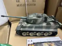 Heng Long 1/16 RC Tank German Tiger I 7.0 3818 S33 RTR RC Toys Model Remote Control Tank Battery Radio BB Pellets Smoking Model 1