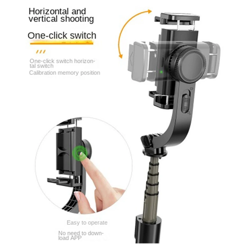 

Новинка карданный стабилизатор со встроенной планкой селфи-палка складной беспроводной штатив беспроводной Bluetooth для IOS Android