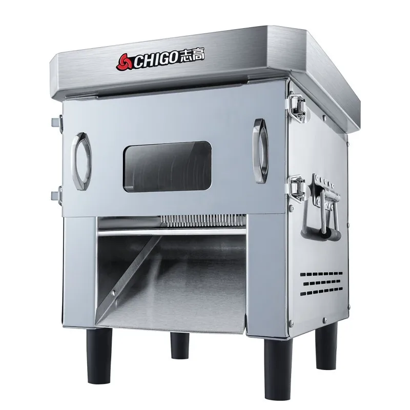 

850W Drawer Type Commercial Meat Cutter Stainless Steel Material Automatic Microtome Vegetable Slicer
