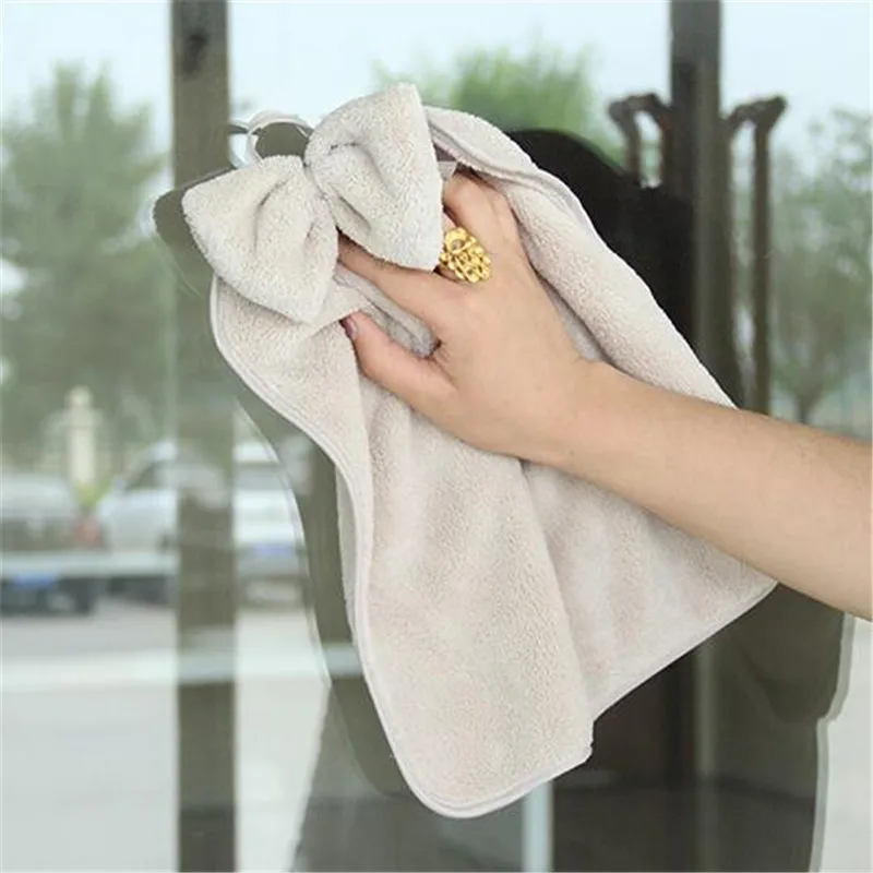 Hand Towel Microfiber Fabric Quick-Dry Water absorption Dry Hanging Wash Kids Daily Using Kitchen Toilet microfiber towel,hand towel,microfiber hand towel