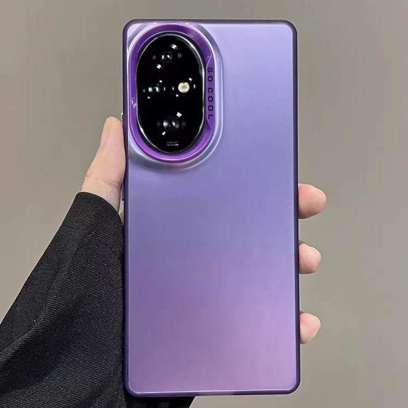 Luxury Metallic Aurora Skin Matte Case