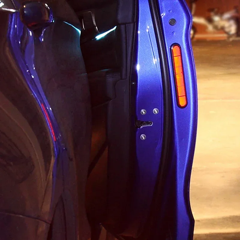 Adesivi Riflettenti di Sicurezza Notturna per Auto e Camion, 2 Adesivi Ellittici Riflettenti per Sicurezza di Auto, Camion e Moto - immagine 4