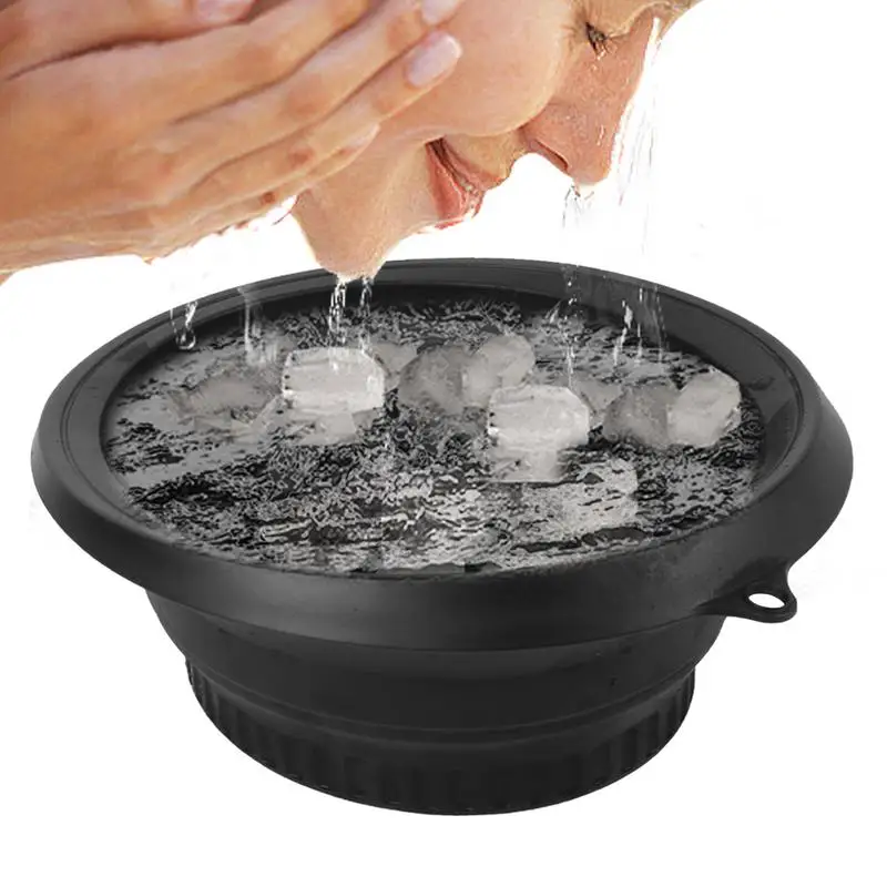 NEW Face Ice Bath Bowl For Facials Plunge Dipping Face Folding Ice Facials Washbasin Facials Skin Cares Tool For Home Travel use