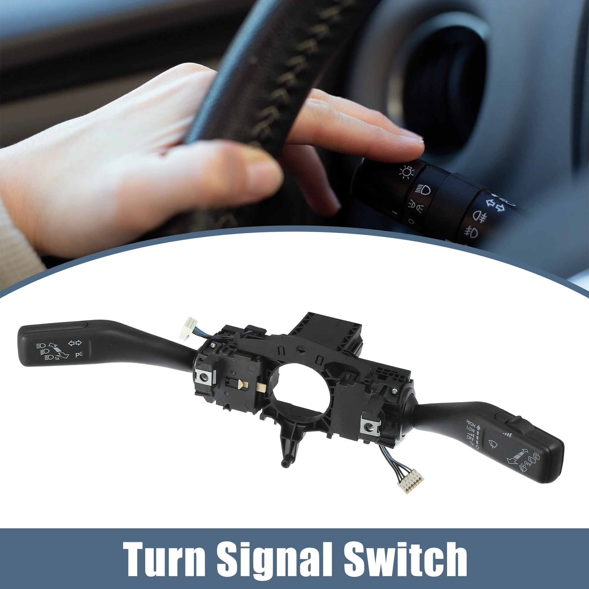 

X Autohaux Car Steering Column Turn Signal Switch Cruise Control Switch 5K0953507AS/5K0953513L for Vw Golf 2008-2012 Accessories