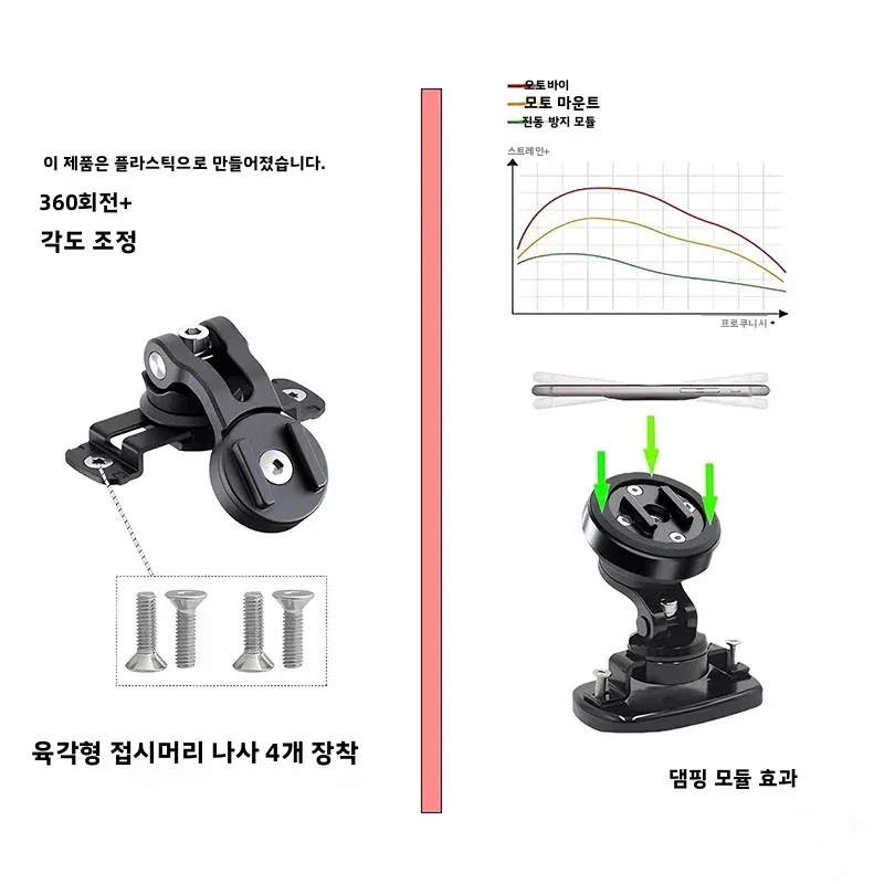 오토바이 브레이크 오일 리저버 폰 홀더, 40.5mm61.5mm 사이즈에만 호환, 회전식 잠금 기능 포함