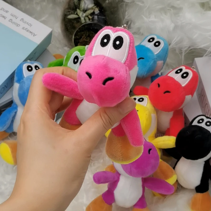 マリオスーパーマッシュルームぬいぐるみ、緑のヨッシー人形
