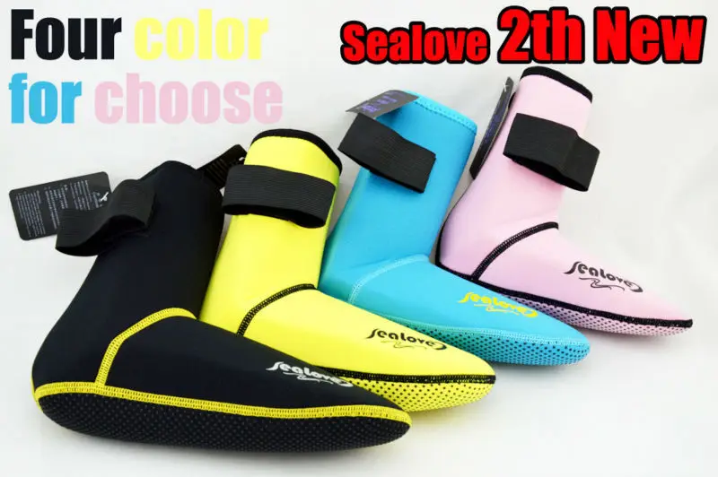 3mm Neoprene Snorkeling Shoes Scuba Diving Socks Beach Boots Wetsuit Prevent Scratches Warming Non-slip Winter Swimming Seaside 2