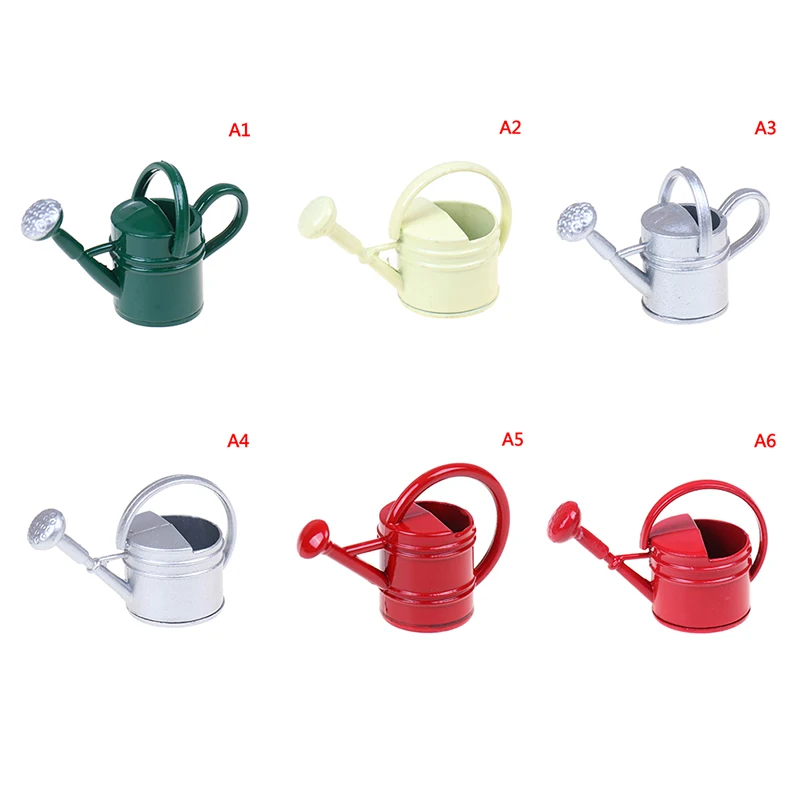 

1/12 Watering Can Garden Miniature Decoration for Children Kids Dolls Acces Dollhouse Miniature Furniture Toys