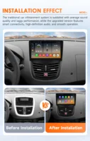 Auto radio za Peugeot 207 207CC 2006-2015 GPS Multimedia 4G DSP BT 8G 128G 360Camera By Snapdragon 6115 2