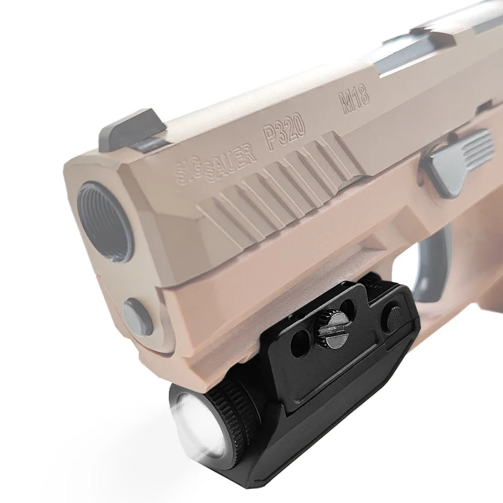 Tactical LED Flashlight 500 Lumens USB Rechargeable Gun Light