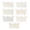 J2HD Washable Cotton Nursery Hanging Bag Multiple Functional Storage Space for Baby Bottles Diaper Changing Accessories Care