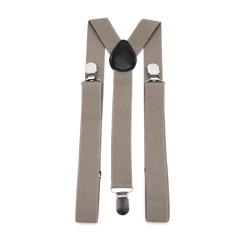 26 Color New Unisex Elastic Suspenders Y-Back Braces Men Gift Gentleman Adjustable Straps for Wedding Suit Party Daily Accessory