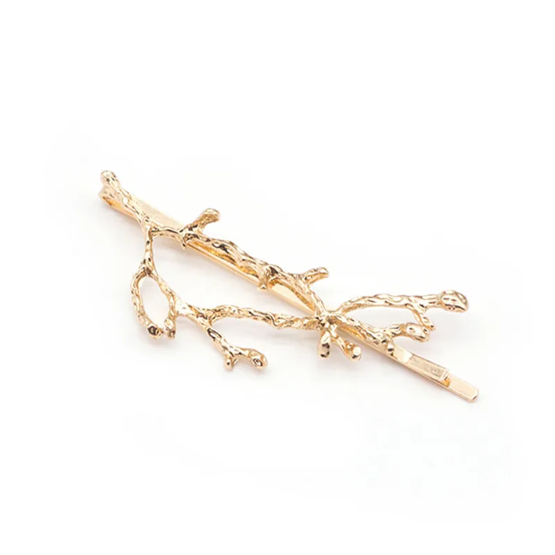 South Korea Jewelry Sianmei Alloy Side Clamping Clip Side Branches Antlers Jewelry Fashion Personality Princess Hairpin