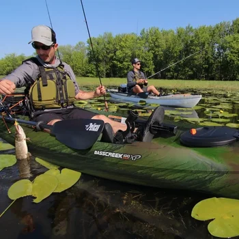 Fishing Kayak, Sit-on-top Kayaks 10 Feet Lightweight One Person, Perfect for Fishing Kayak 3