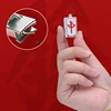 Mini Mahjong Nail Cutter Foldable Stainless Steel Nail Clippers Keychain Toenail Fingernail Manicure Trimmer Toenail Clippers 3