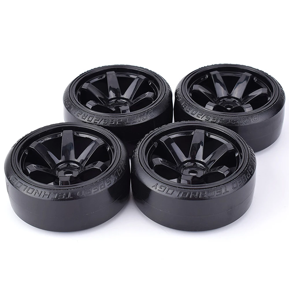 4PCS 1/10 RC Drift Cars Wheel Hub Hard Pattern Tyre for 1:10 HSP Redcat Wltoys WPL Tamiya Traxxas RC Drift Car Accessories Toys Se04e61a09e81492cbe435a29055652b9U