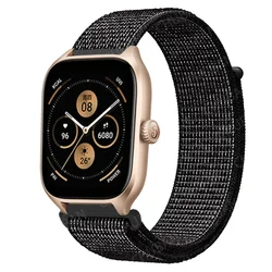 Nylon Loop Sport Strap - Adjustable and Durable 20mm/22mm Bracelet for 22mm watchband (21 reflective black)
