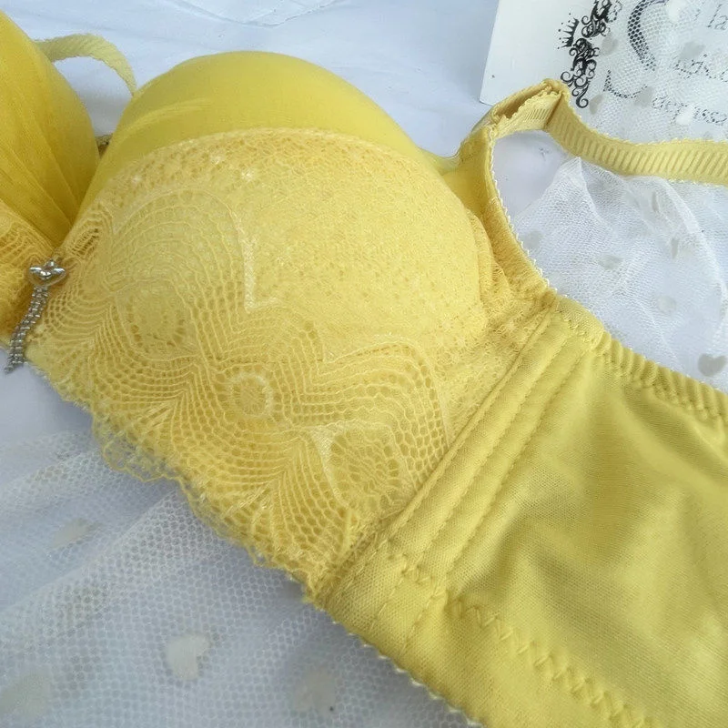 Extra Thick Bra 10cm Small Chest Gathered Thickened Underwear Women's Flat Chest Wire Feee Lingerie for Women