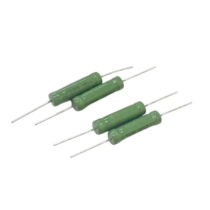 Wire wound resistor 10W 5% 2R 5R 10R 20R 22R 24R 30R 50R 82R 100R 390R 470 ohms 1K 10K frequency division 5PCS