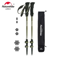 Naturehike Walking Stick First Snow EXT1 Carbon Fiber Hiking Poles 3 Section Ultra-light Telescopic Outdoor Climbing Hiking Cane 1