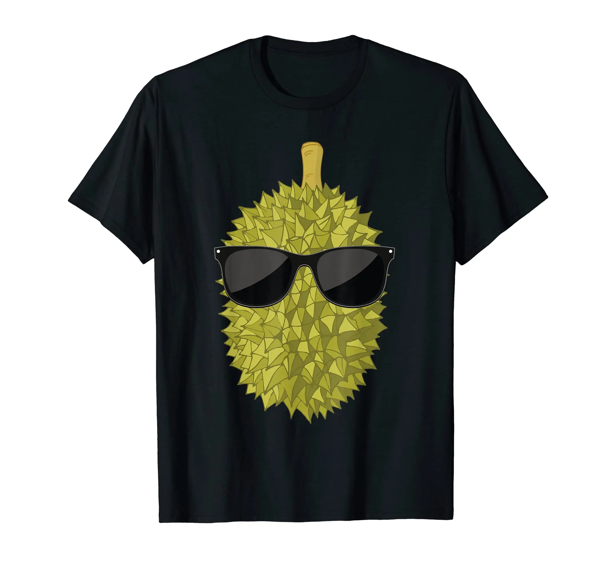 100% Cotton Funny Durian With Sunglasses Costume Durian Fruit Lovers T-Shirt Men Women Unisex T Shirts Size S-6Xl