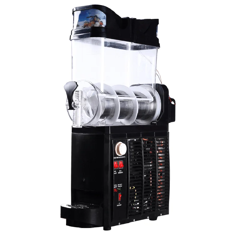 Snow Mud Single Tube Milkshake Machine Manufacturer Snow Mud Melting Machine Granite Yellow
