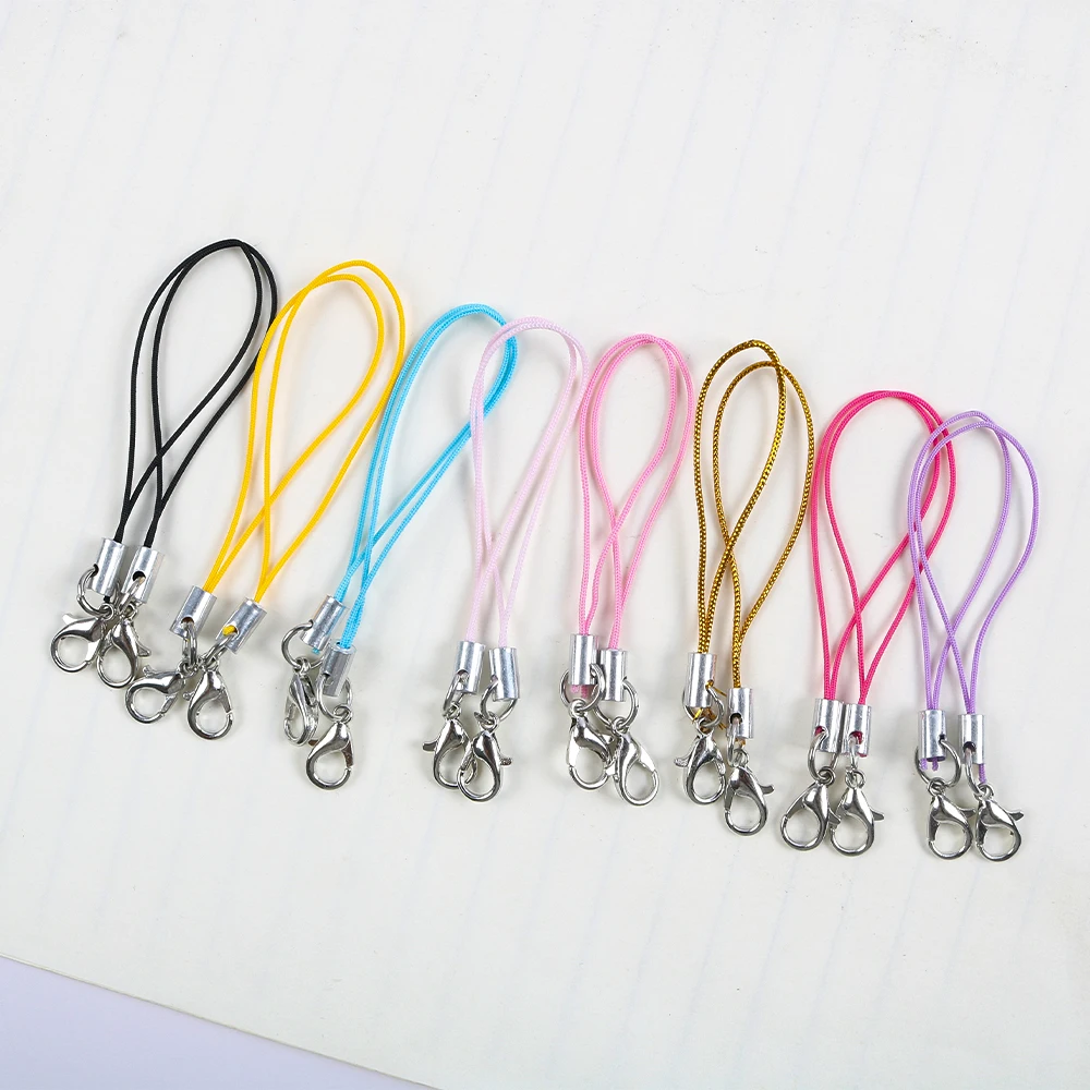 Lanyard Cord Set with Lobster Clasp Keychain Accessories - Pack of 20