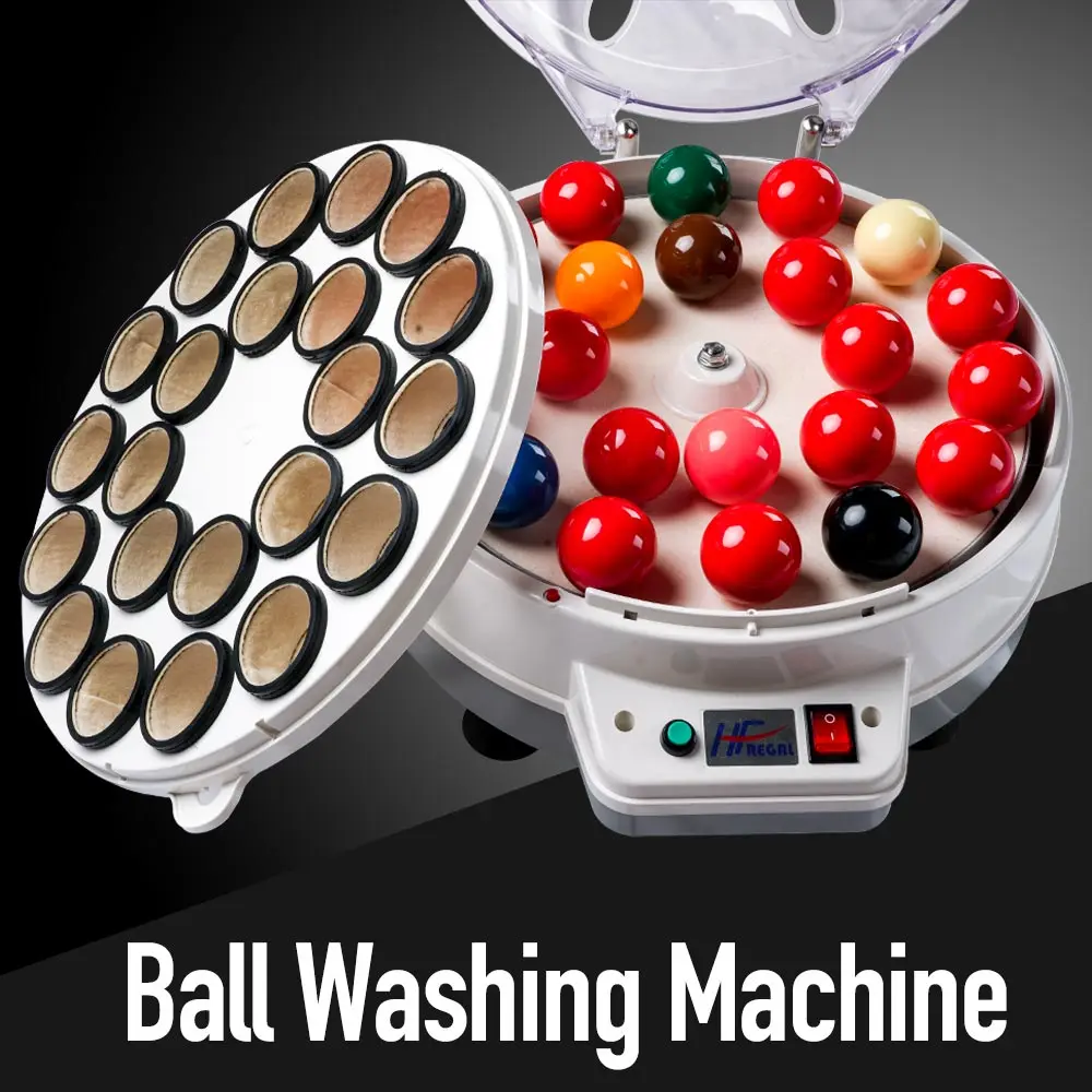 Billiard Ball Cleaner Machine, 16 Balls Snooker, 22 Balls Clean, Automatic Washing, Electronic Machine, Clean Accessories