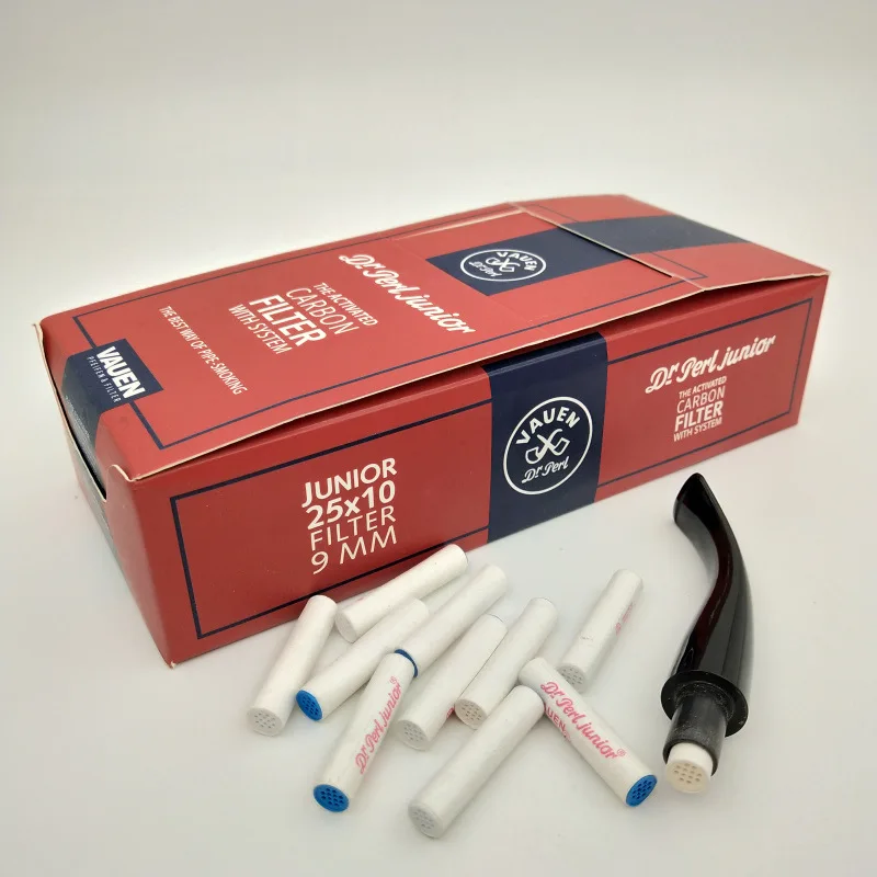 250 Stück 9 mm Aktivkohle Tabak Pfeifenfilter Pfeifenfilter Aktivkohle Tabakpfeifenfilter