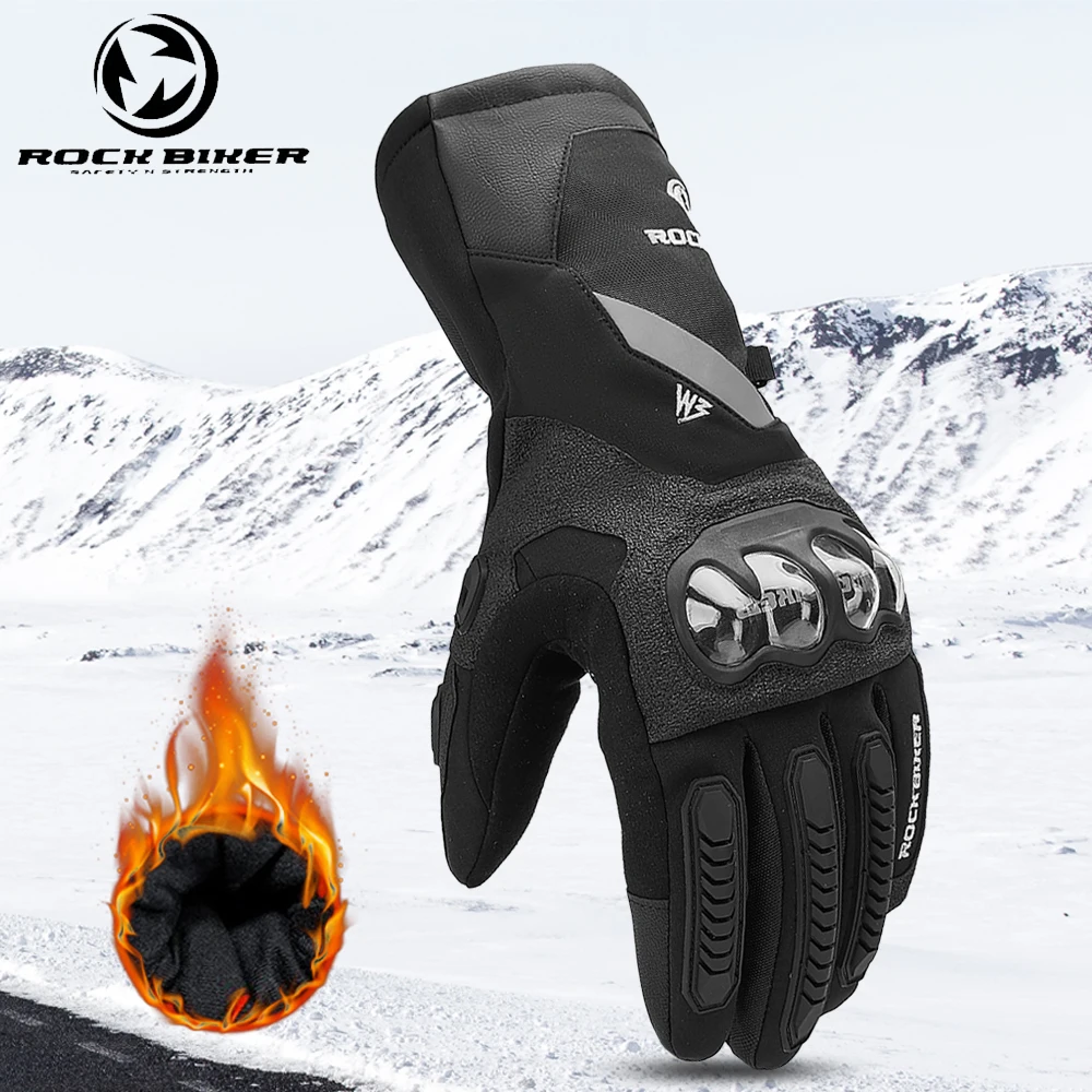 Winter Motorcycle Gloves Biker Rock Gloves Motocross Gloves