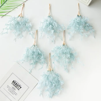 6Pcs piante artificiali Golden Silvery falso ramo per l'albero di natale ghirlande accessorio casa appeso a parete decorazione arco di nozze 1