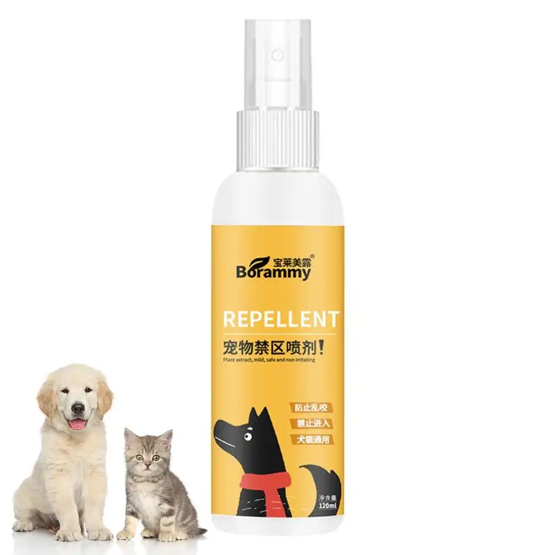

120ml Dog Spray to Prevent Chewing Prevent Cats From Getting Into Bed & Pulling Urine Puppy Training Supply Forbidden Area Spray