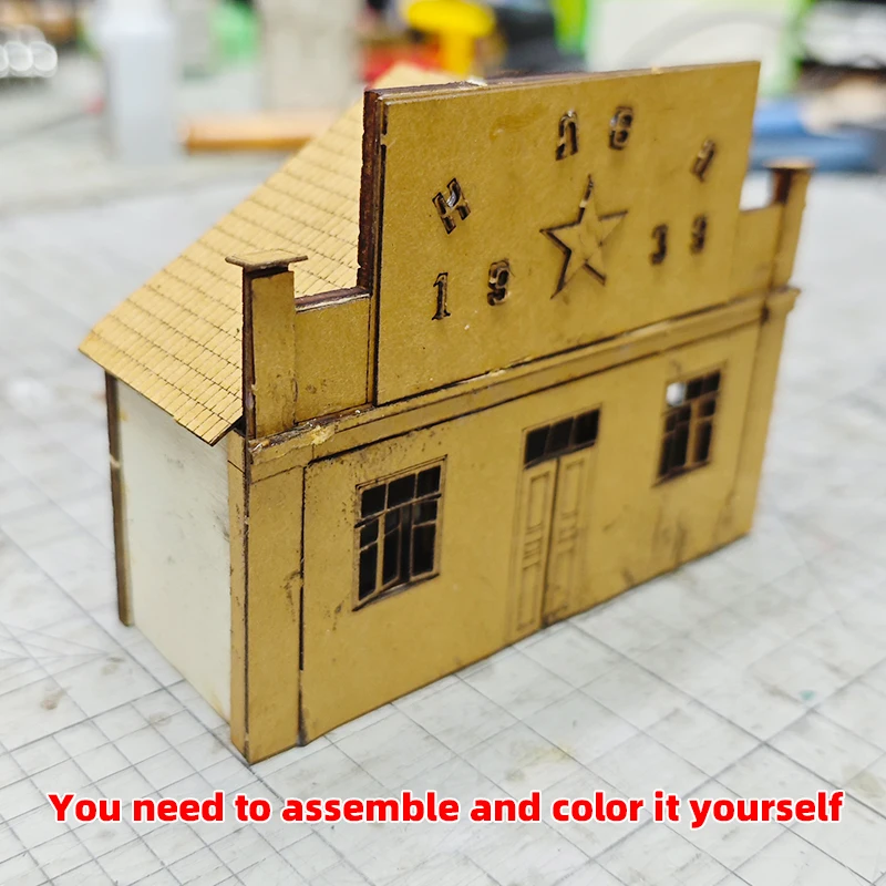 조립식 건축 모형 모래 테이블 동유럽 건물 집 상점 단독주택 디오라마 스케일 모형 키트 1/72