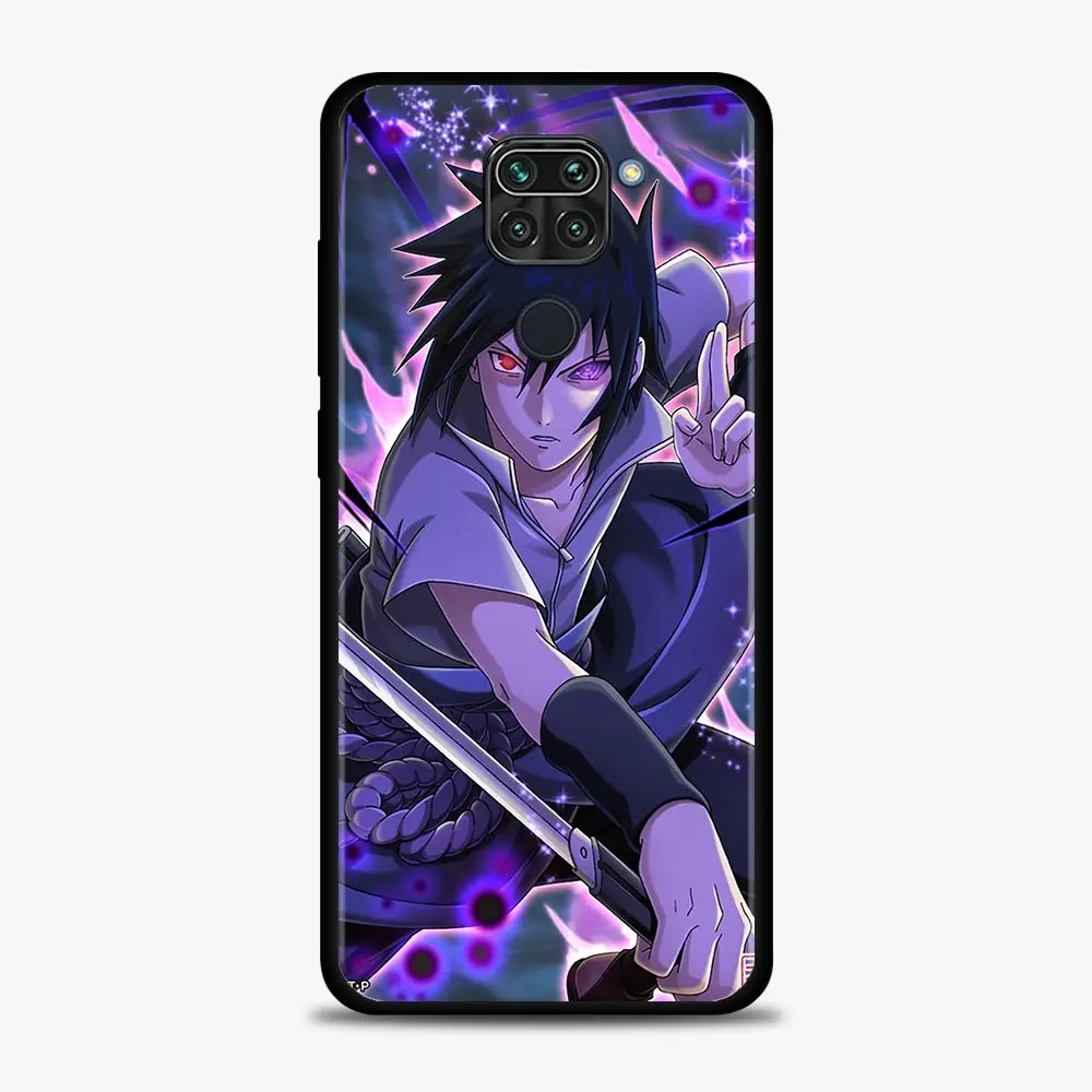 Phone Case For Xiaomi Redmi Note 9S 9 10 8 11 Pro 9T 8T 7 Cover for redmi k40 9A 9C Coque Silicone Capa Naruto Anime