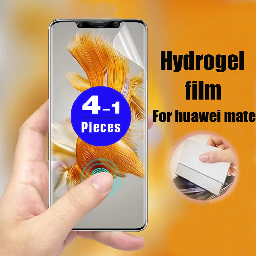 

1-4 шт., Гидрогелевая Защитная пленка для экрана Huawei mate 50 RS 40 pro plus 50E 40E 30E 30 lite