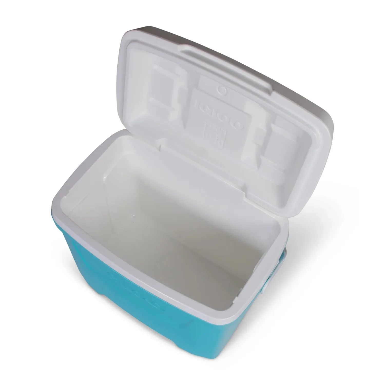 Igloo 28 QT. Laguna Hard-Sided Ice Chest Cooler, Aqua Blue and White