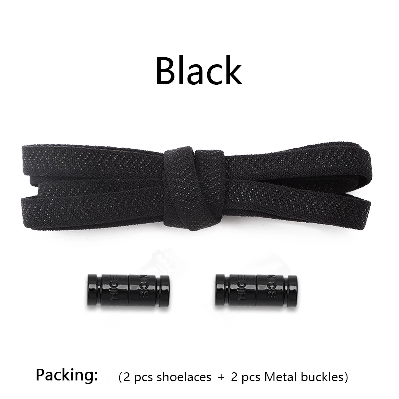 Vibrant No-Tie Elastic Shoelaces for Effortless Footwear