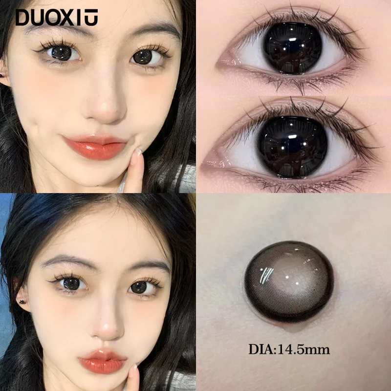 DUOXIU paio di alunni di bellezza colorati Lenti per trucco