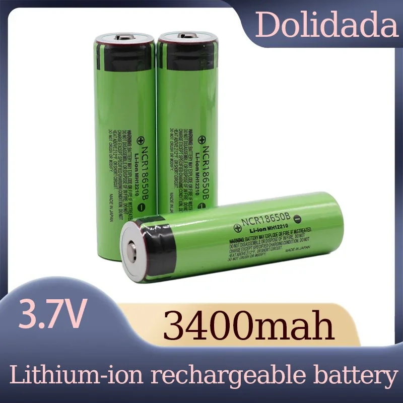 

Brand new original 18650 battery NCR18650B 34B 3.7V 3400mAh rechargeable lithium battery flashlight battery