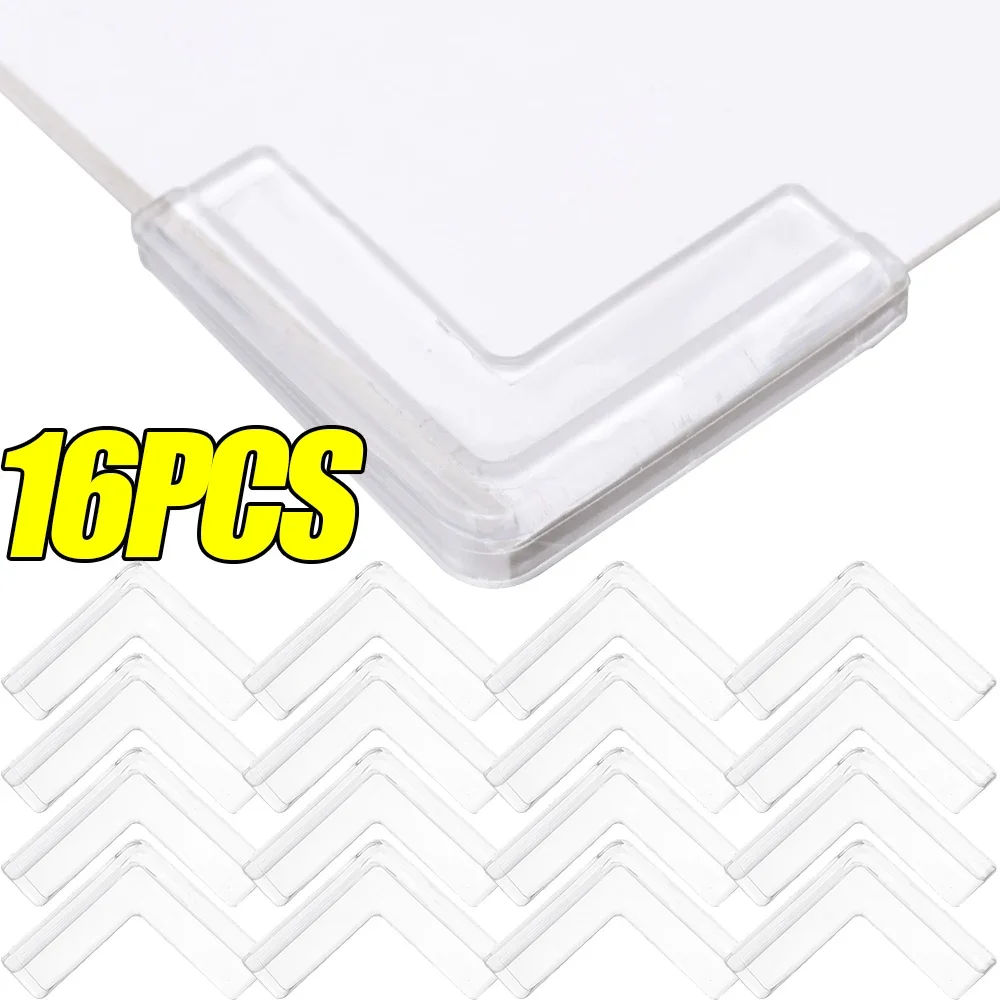 

1-16Pcs Baby Safety PVC Protection Pad Transparent Table Corner Anti Collision Protector Children Safety Anticollision Guards