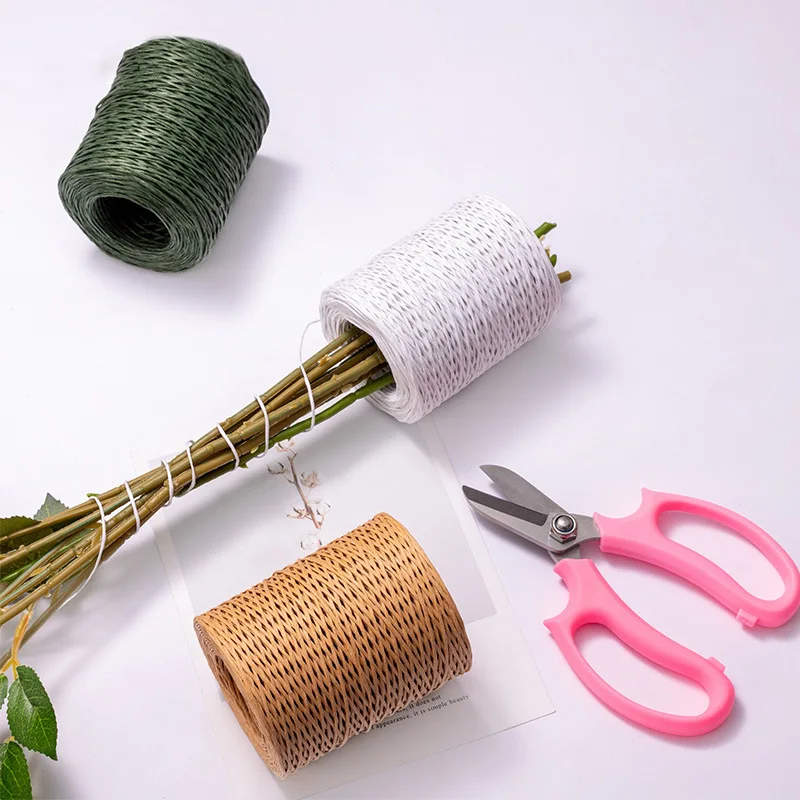 100meters 1.5mm Paper String Rope Heavy Duty Twine Rope, Thick Natural  Paper Rope for Gardening