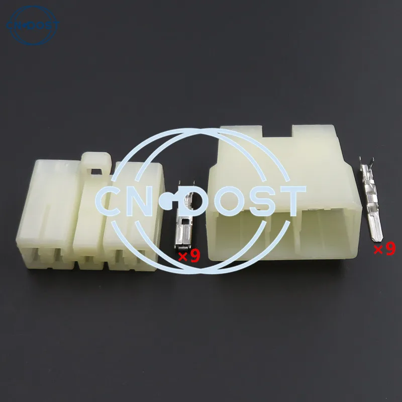 

1 Set 9 Hole Car Socket Auto Wire Cable Connector For Automobile Motor 7119-3090